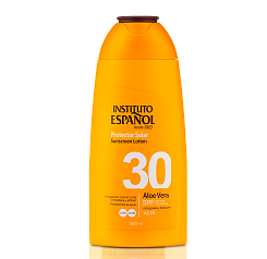 INSTITUTO ESPANOL Солнцезащитный влагостойкий легкий лосьон с Алоэ Вера SPF30 / SUNSCREEN LOTION ALOE VERA SPF30, 300мл