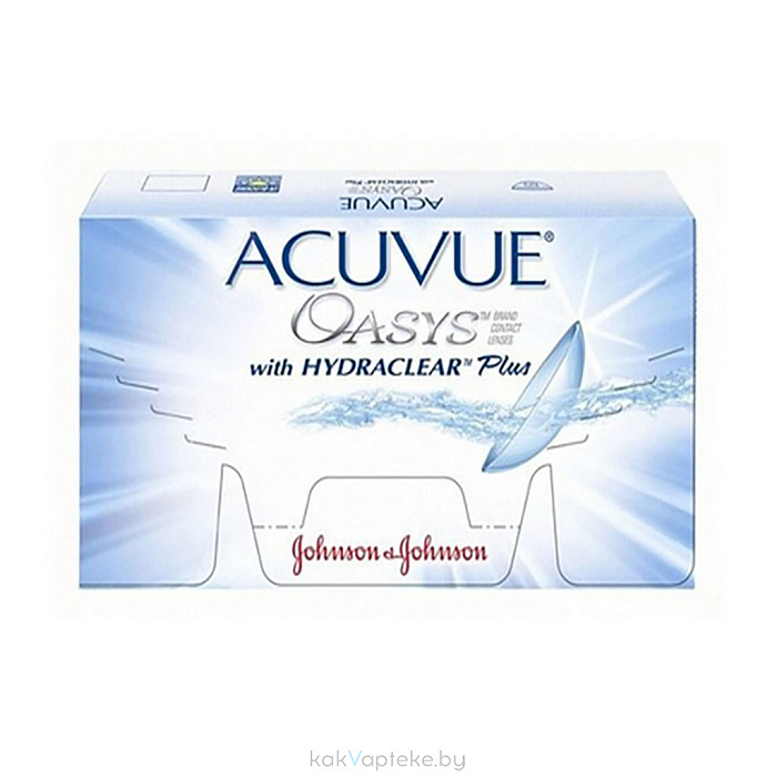 Линзы контактные ACUVUE® OASYS with HYDRACLEAR® PLUS (r.8,4 sph-1,25), 1 штука