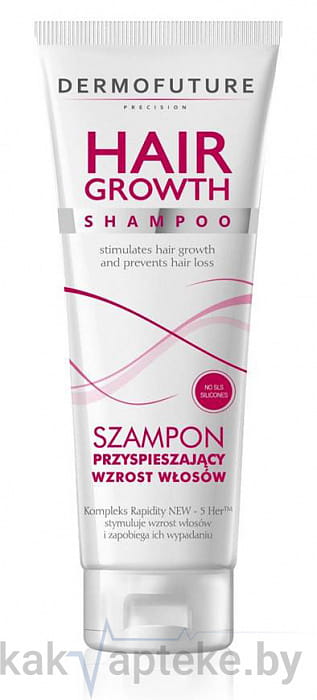 DermoFuture Hair Growth Шампунь для cтимулирования роста и против выпадения волос, 200 мл