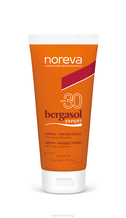 NOREVA БЕРГАСОЛ ЭКСПЕРТ Солнцезащитный крем SPF30, 50 мл