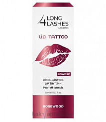 LONG4LASHES LONG-LASTING LIP TATTOO Оттеночный гель 24Ч для губ (Тинт) Розовое дерево, 8 мл