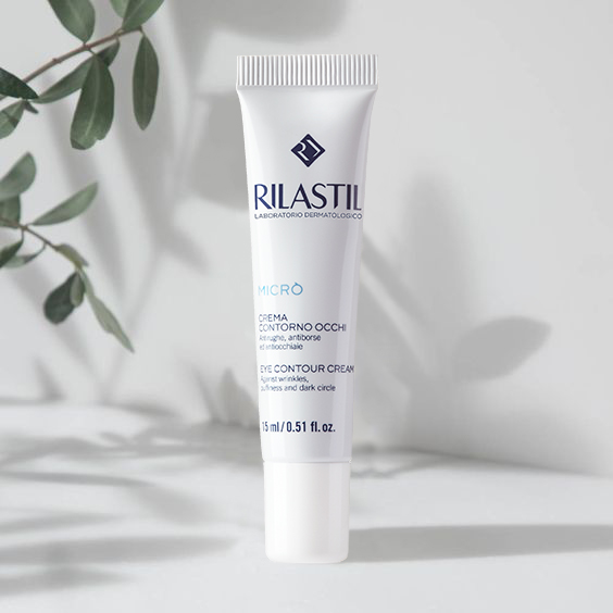 Rilastil MICRO' Крем для контура глаз против морщин, темных кругов и припухлостей, 15 мл