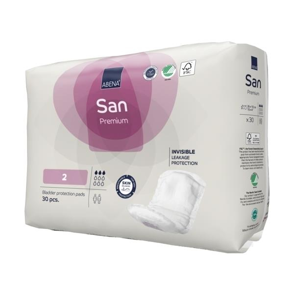 Abena San Premium Прокладки одноразовые урологические для взрослых (2), 30 шт