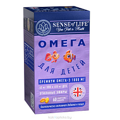 «Sense of Life ДГК Омега для детей», БАД софтгель-капсулы №60