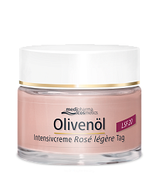 Olivenol Medipharma cosmetics крем для лица интенсив Роза дневной легкий LSF20, 50 мл