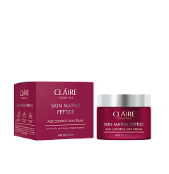 CLAIRE COSMETICS SKIN MATRIX PEPTIDE Омолаживающий дневной крем для лица, 50 мл