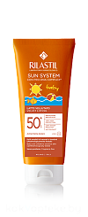 Rilastil SUN SYSTEM BABY Бархатистый лосьон для лица и тела для детей SPF50+, 200 мл