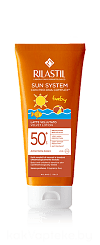 Rilastil SUN SYSTEM BABY Бархатистый лосьон для лица и тела для детей SPF50+, 200 мл