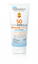 Dermedic SUNBRELLA BABY Солнцезащитное молочко для детей SPF50(с сод. нано-х частиц ZnO и TiO2) 100г