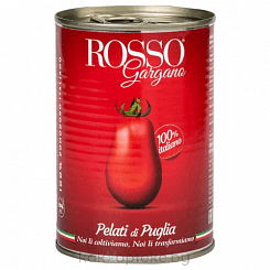 Rosso Gargano Томаты целые очищенные в томатном соке 400 г