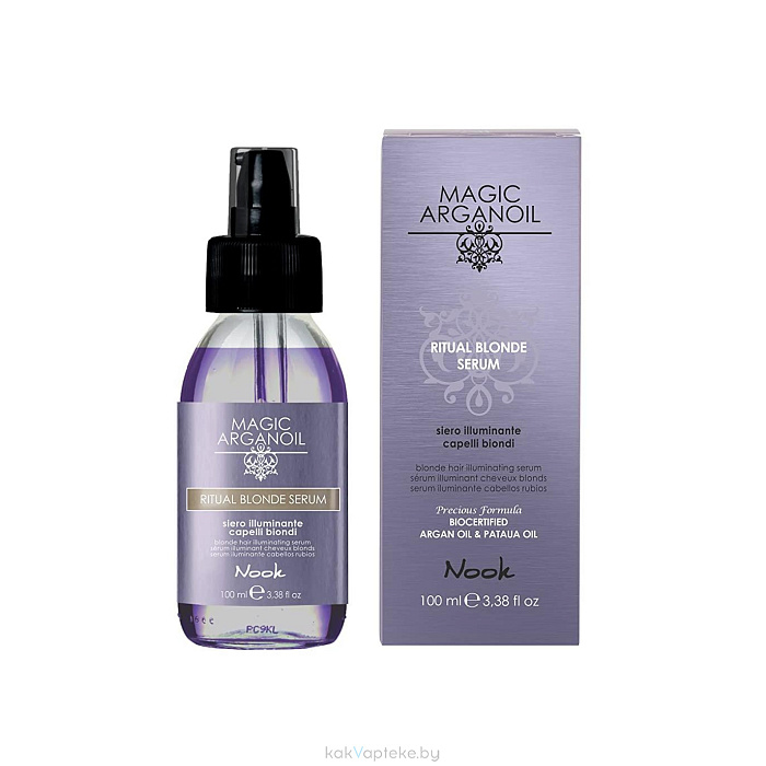 Nook Сыворотка для светлых волос Магия Арганы MAGIC ARGANOIL BLONDE STORY SERUM blonde hair, 100 мл