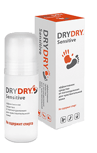 Cредство от обильного потовыделения "Dry Dry  Sensitive"
