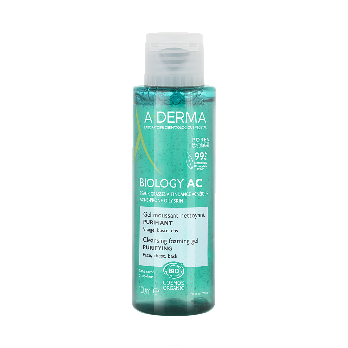 A-DERMA BIOLOGY AC Гель пенящийся очищающий 100 мл