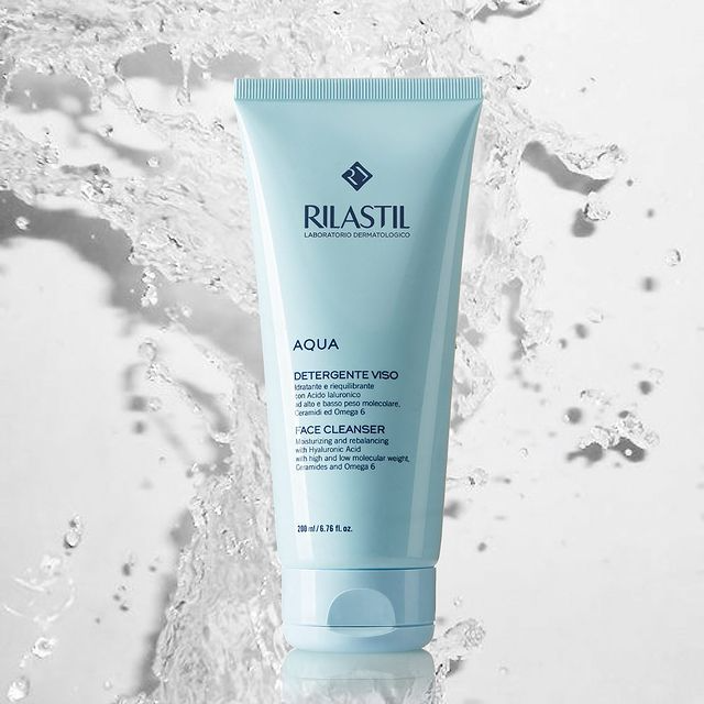 Rilastil AQUA Очищающий увлажняющий гель для лица, 200 мл
