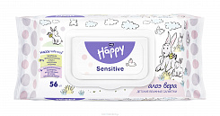 Bella Baby Happy Детские влажные салфетки сенситив Алоэ Вера (sensitiv Aloe Vera),  56 шт