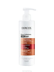 VICHY Dercos Technique KERA-SOLUTIONS Шампунь с комплексом про-кератин, реконструирующий поверхность волоса (для ослабленных и поврежденных волос и чувствительной кожи головы) 250мл
