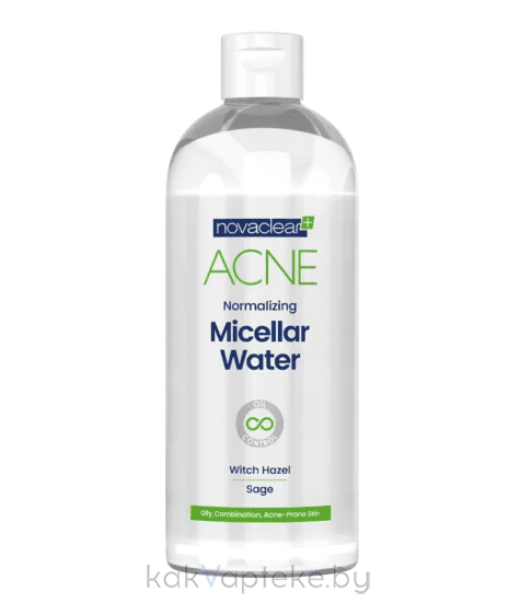 Novaclear Acne нормализующая мицеллярная вода 400 мл