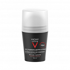 Vichy Homme Дезодорант-антиперспирант шариковый 72 часа против избыточного потоотделения 50 мл