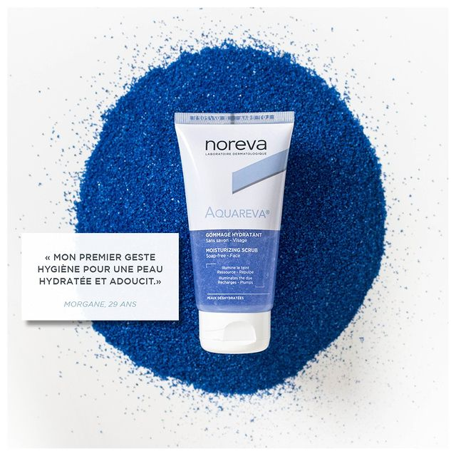 NOREVA АКВАРЕВА Увлажняющий скраб для лица, 75 мл