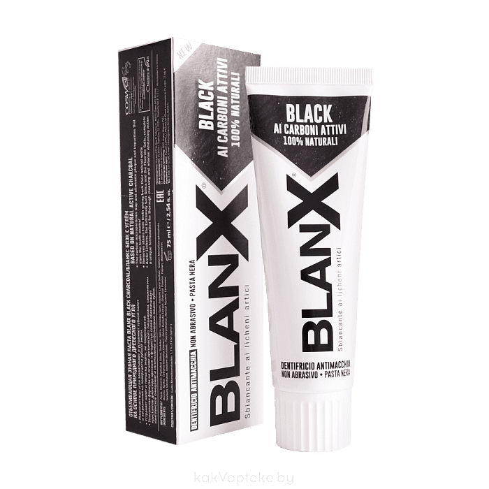 Blanx Black Зубная паста Бланкс Блэк 75мл