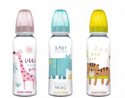 Canpol babies Бутылочка пластиковая (для кормления с рисунком) 250 мл 59/200