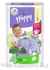 Bella Baby Happy MAXI Подгузники гигиенические для детей 66 шт