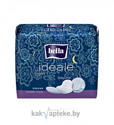 Bella Ideale Ultra Ультратонкие женские гигиенические впитывающие прокладки  night, 7 шт
