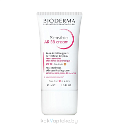 Bioderma Крем Сенсибио AR ВВ SPF30 (тон светлый)  40 мл