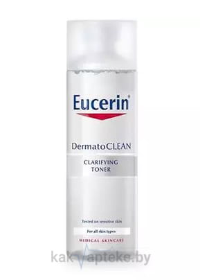 Eucerin DermatoCLEAN Освежающий и очищающий тоник, 200 мл