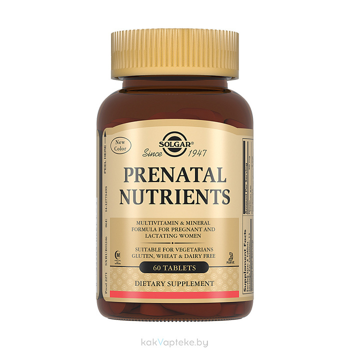 Solgar Солгар-Пренатабс, БАД таблетки №60