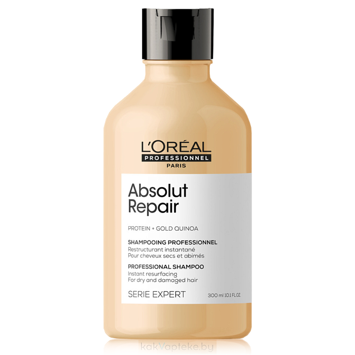 L'Oreal Professionnel Шампунь для восстановления сухих и очень поврежденных волос "Absolut Repair" гаммы "Serie Expert",300 мл