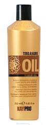 KAYPRO TREASURE OIL 5 LUXURY OILS Увлажняющий и придающий блеск шампунь для сухих, очень сухих и обезвоженных волос 350 мл.