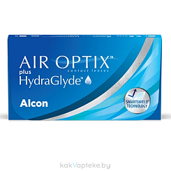 Линзы контактные мягкие AIR OPTIX plus HydraGlyde