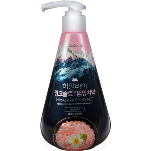 PERIOE Зубная паста с розовой гималайской солью Pumping Himalaya Pink Sait Floral Mint 285 г.