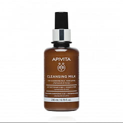 APIVITA Молочко очищающее для лица и глаз APIVITA 3 IN 1 CLEANSING MILK – FACE & EYES, 200 мл