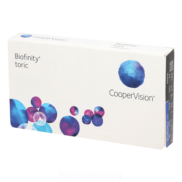 Линзы контактные мягкие Biofinity Toric r8.7, 1шт