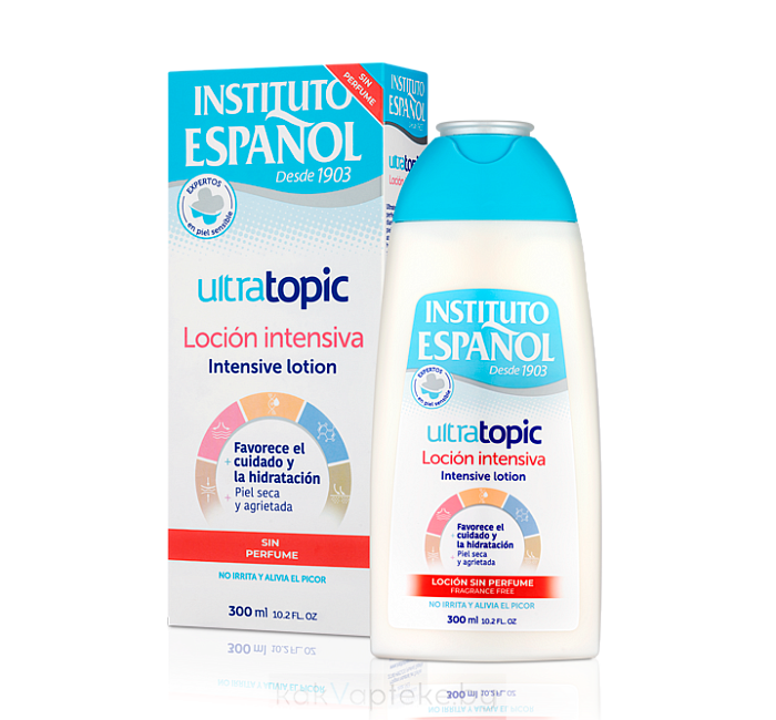 INSTITUTO ESPANOL Интенсивный лосьон для тела / INTENSIVE LOTION линии «ULTRATOPIC», 300мл