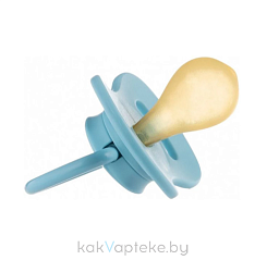 Сanpol babies Соска-пустышка латексная круглая, 1 шт., (блистр), (Nude), 6-18 мес.  Арт.23/224_blu
