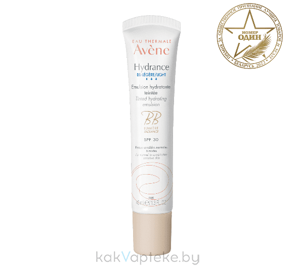 AVENE HYDRANCE BB-LEGERE SPF 30 Увлажняющая эмульсия с тонирующим эффектом 40 мл