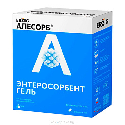 Энтеросорбент гель (Алесорб) без ароматизатора, БАД гель в саше-пакетах №20