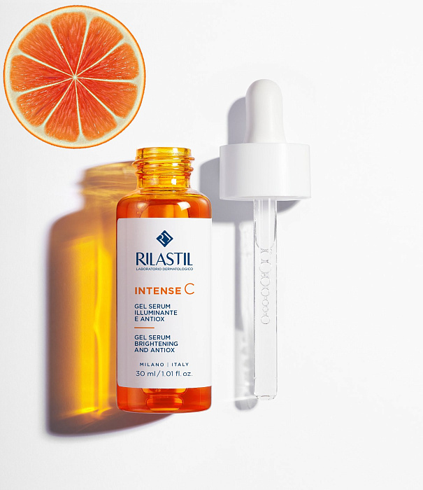 Rilastil INTENSE C Антиоксидантная гель-сыворотка для сияния кожи с витамином С, 30 мл