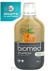 BIOMED Комплексный пенный ополаскиватель для полости рта VITAFRESH 500 мл