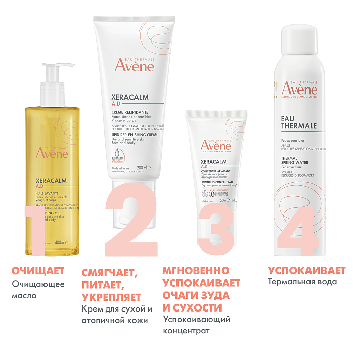 AVENE XeraCalm A.D Крем 200 мл