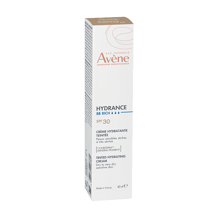 AVENE HYDRANCE BB-RICHE Увлажняющий крем с тонирующим эффектом SPF30 40 мл