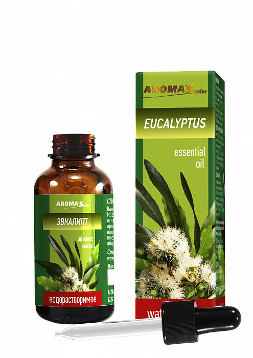 AROMA’Saules Масло эфирное водорастворимое "Эвкалипт",30 мл