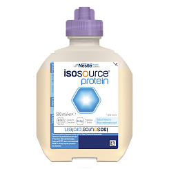 ISOSOURCE PROTEIN Спец.пищ.продукт.диет.профилакт.пит-я.полнорационная сбалансировпнная смесь с высоким содержанием белка для энтерального питания детей старше 3-лет и взрослых (нейтральный вкус), 500 мл