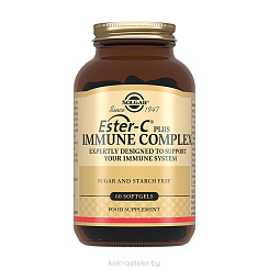 Solgar Иммуно-комплекс Эстер-С плюс, БАД капсулы №60