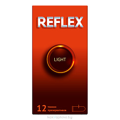 Презервативы из натурального латекса Reflex® Light в смазке 12шт