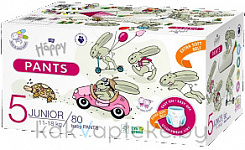Bella Baby Happy Junior Подгузники-трусики гигиенические для детей универсальные, 2*40 шт