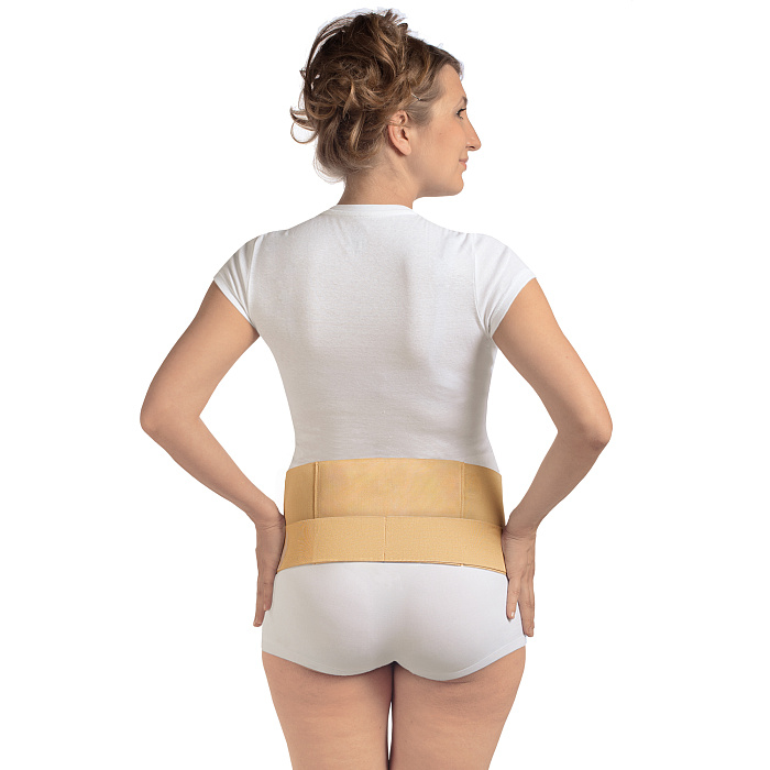 Бандаж для беременных эластичный размер 2 модель 0601 (черный)